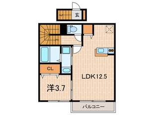 リリ－テラス夙川西の物件間取画像